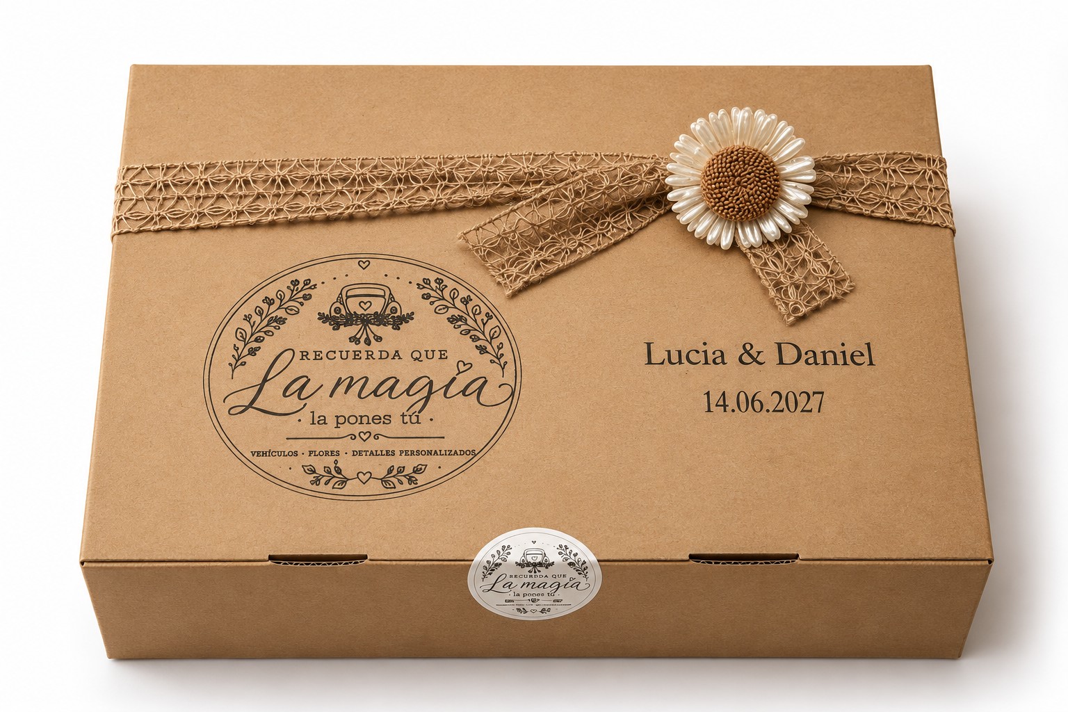 Caja cerrada personalizada de La magia la pones tú